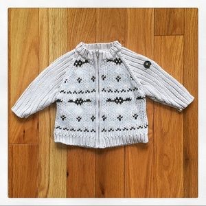 TIMBERLAND Baby jacquard cardigan (6M)